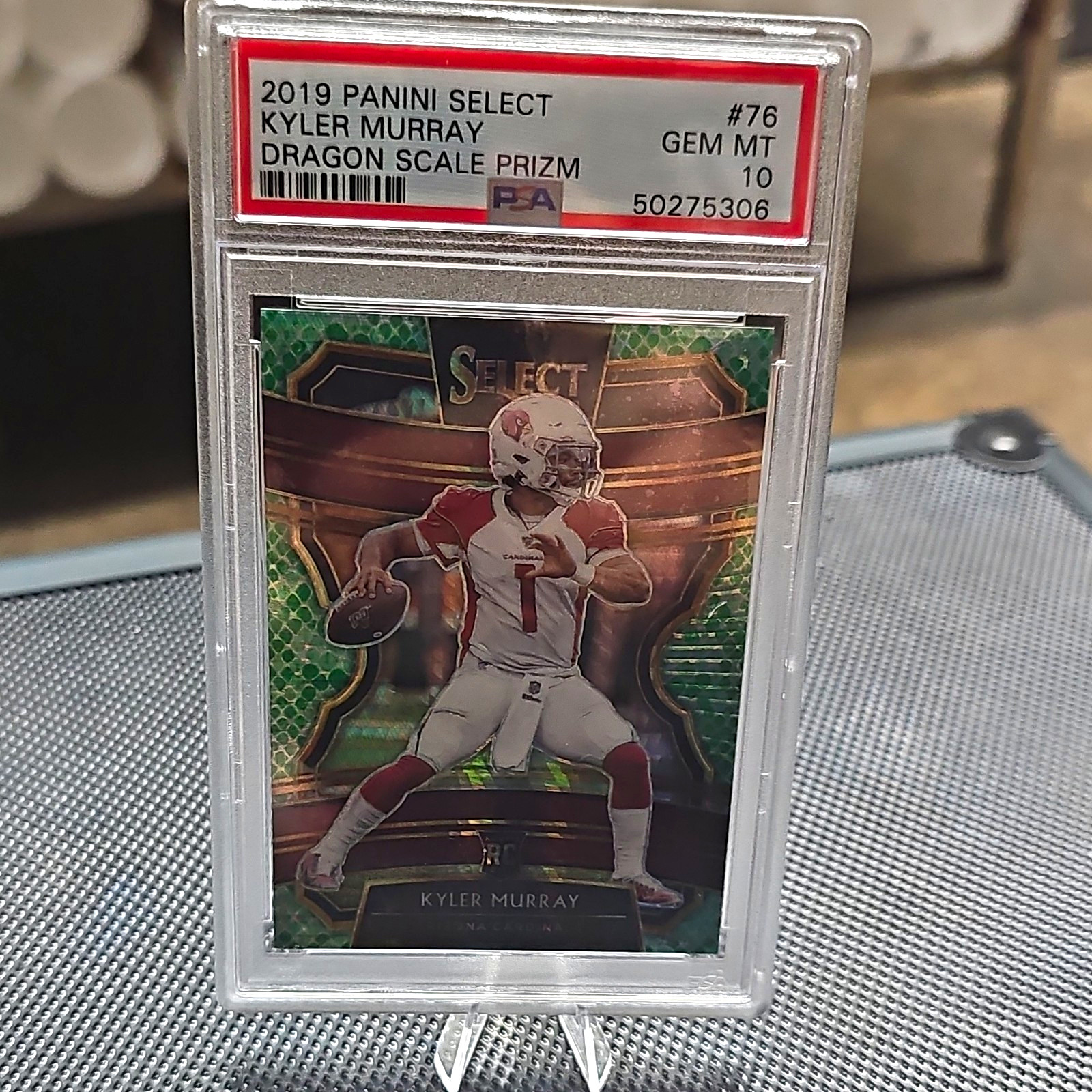 Panini 2019 Select Concourse Kyler Murray RC #76 Dragon Scale Prizm /88 PSA 10