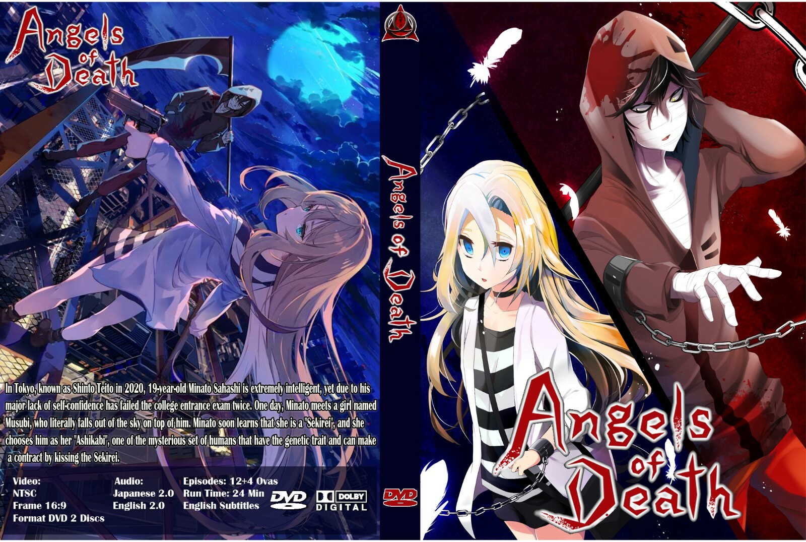 Angels of Death 12 Episodes+4 Ovas Dual Audio English/Japanese.