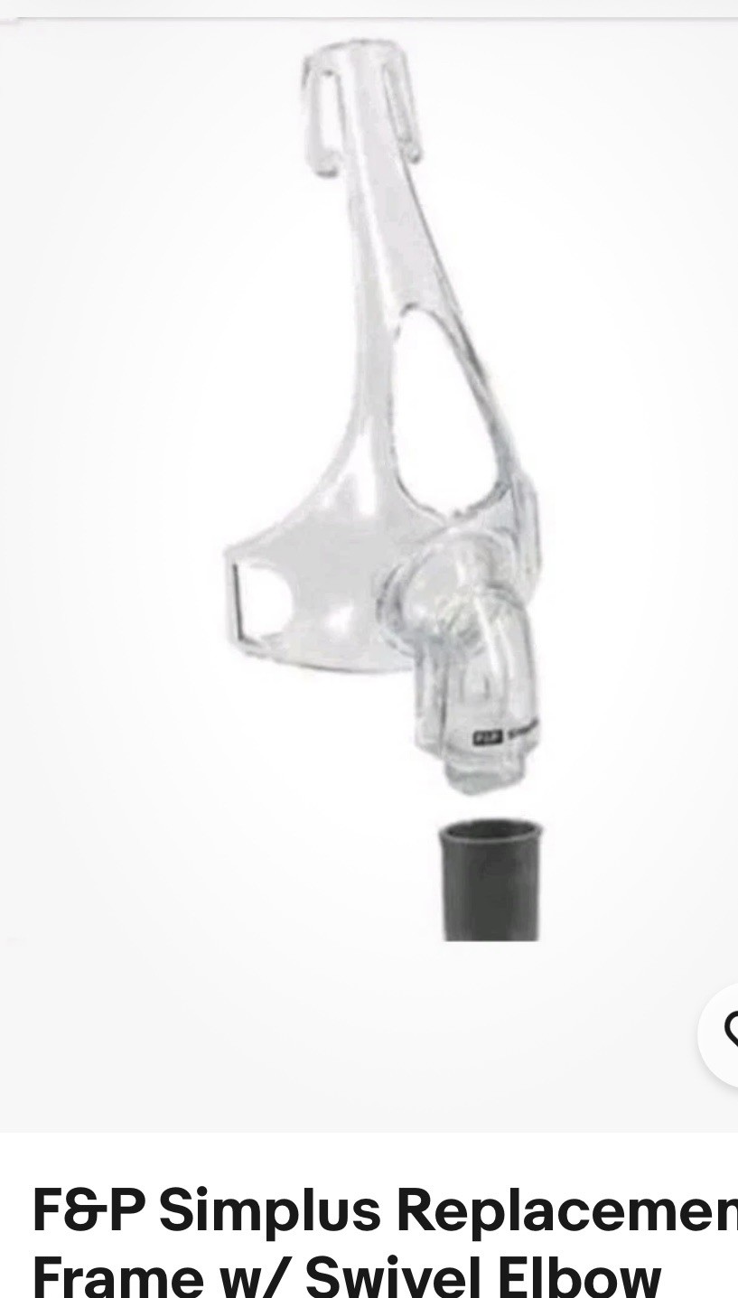 New Fisher & Paykel Simplus Frame and Elbow Replacement for Size Medium/Large 