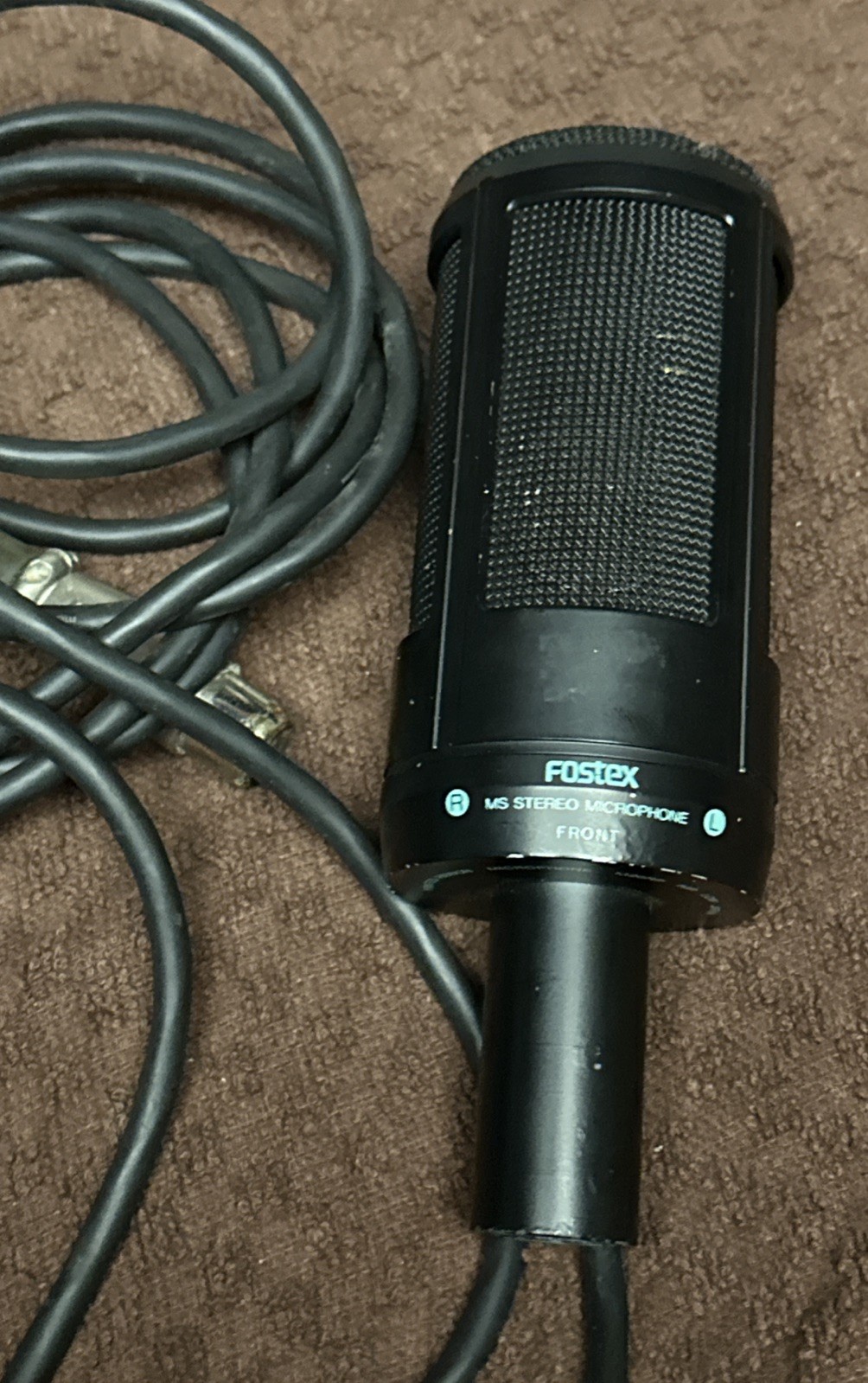 Fostex M20RP Stereo Ribbon Mic 1980s Vintage 5-Pin