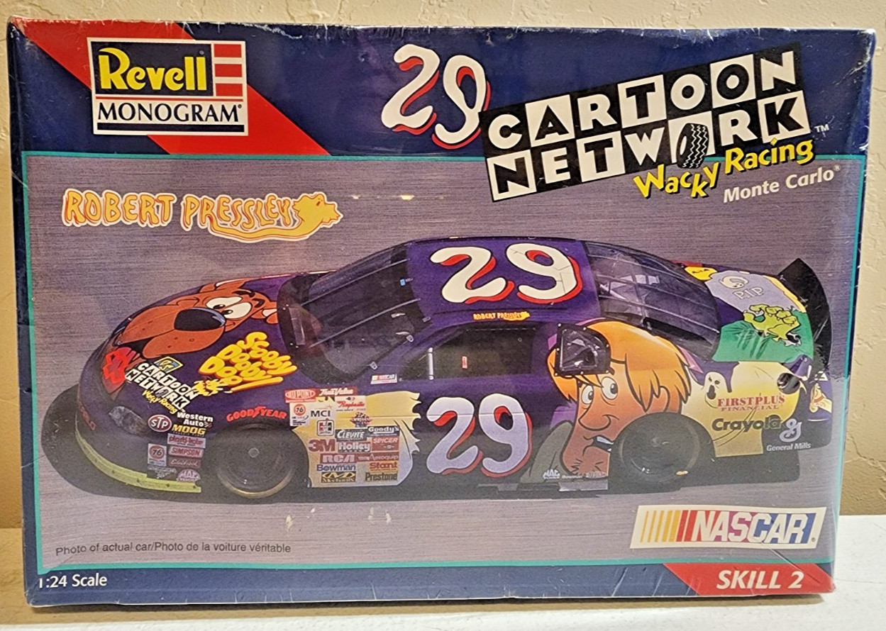 Revell Cartoon Network 29 Scooby Doo Monte Carlo Kit 85-2484 Factory Sealed Dent