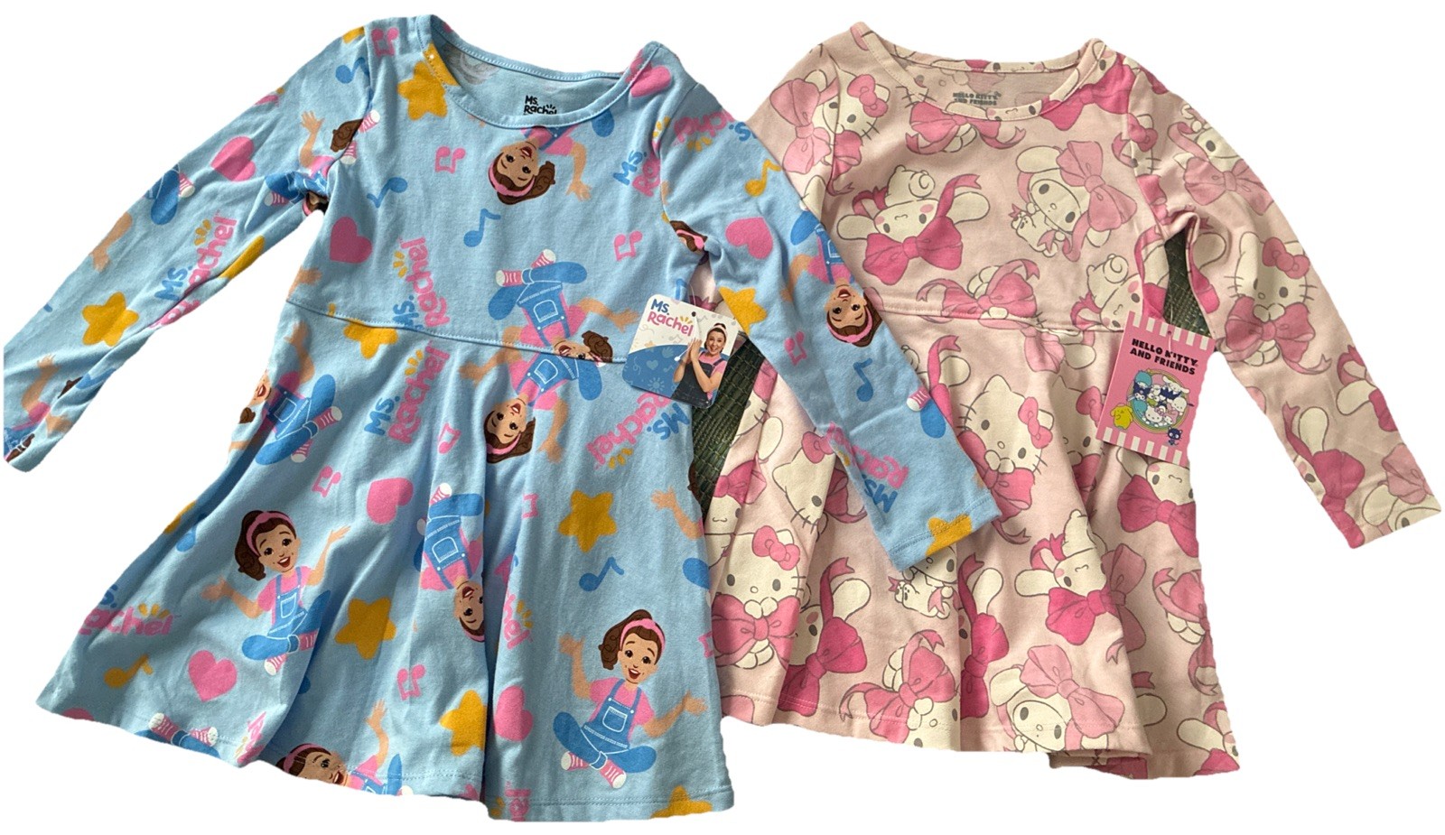 Hello Kitty And Ms Rachel Size 3T Dresses Flared Dress LS NWT
