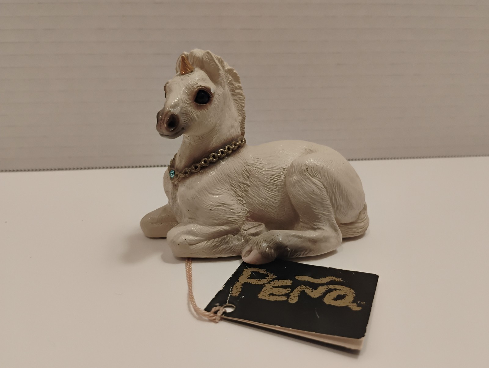 Vintage Windstone Editions Peña 90 White Baby Unicorn Figurine Vintage Windstone Editions Peña 90 White Baby Unicorn Figurine