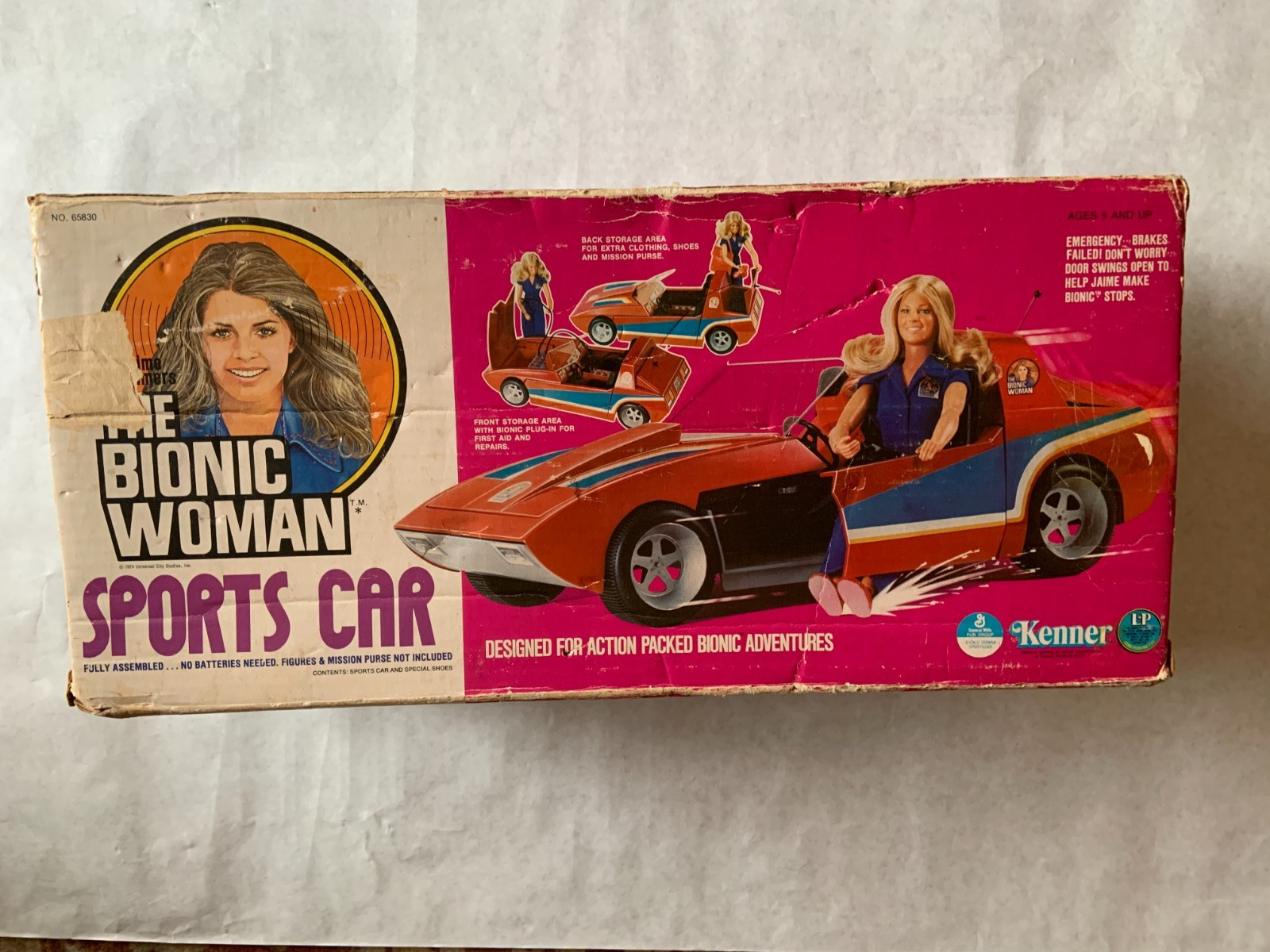 1977 Kenner The Bionic Woman Sports Car with original Box