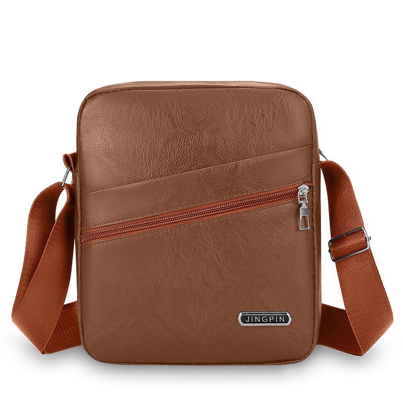 Men’s Leather Crossbody Bag Shoulder Sling Travel Casual Messenger Chest Pack US
