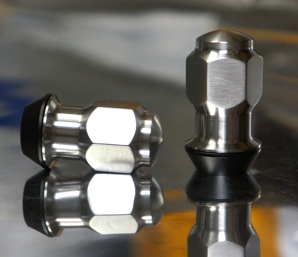 20x Titanium Lug Wheel Nut set 12x1.5 12x1.25 1/2-20 HEX17 Floating Seat Closed