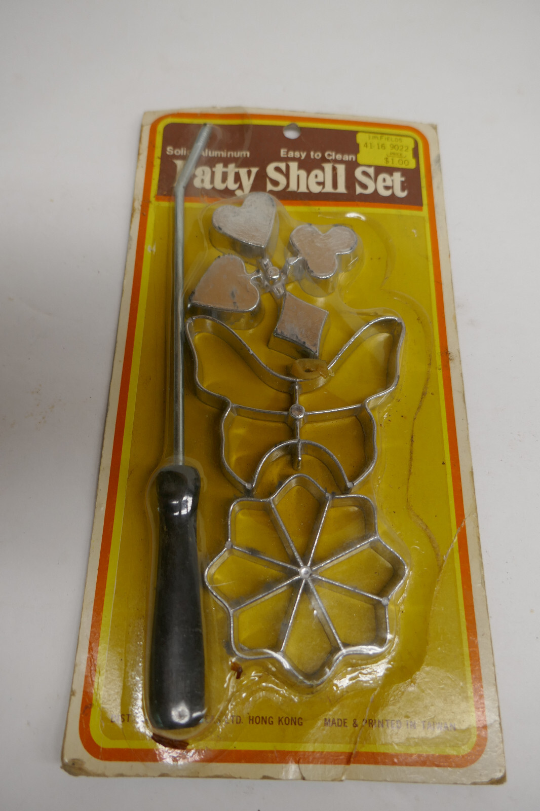Vintage Patty Shell Set Piece Rosette Butterfly Card Suits 1978 Aluminum NEW Vintage Patty Shell Set Piece Rosette Butterfly Card Suits 1978 Aluminum NEW