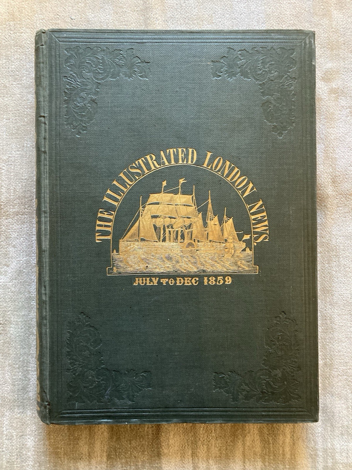 Antique, The Illustrated London News, 1859, Excellent Illustrations, Good+