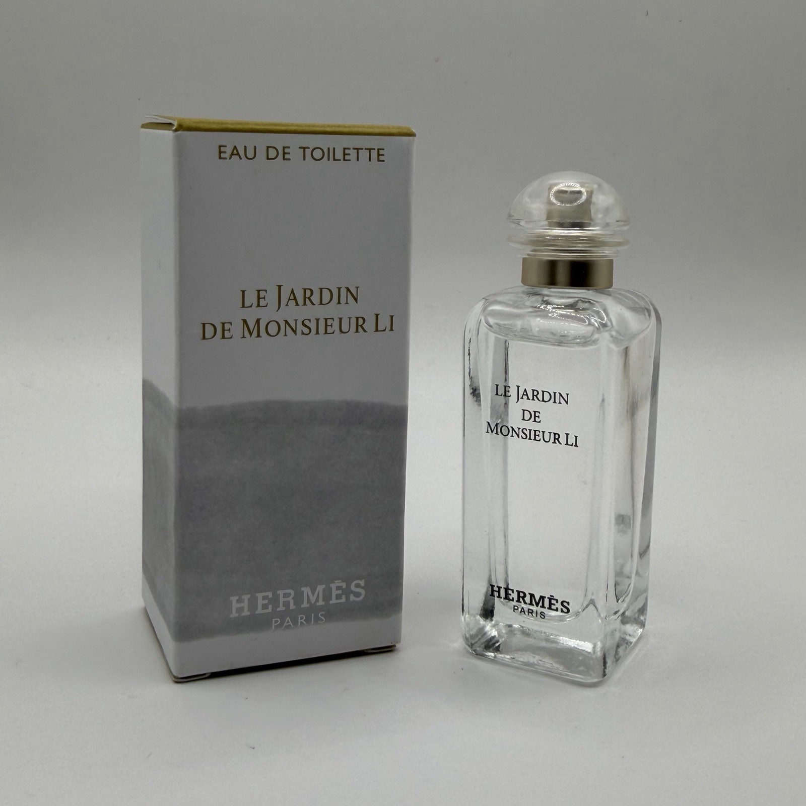 HERMES LE JARDIN DE MONSIEUR LI EAU DE TOILETTE SPLASH 7.5ml 0.25oz MINIATURE