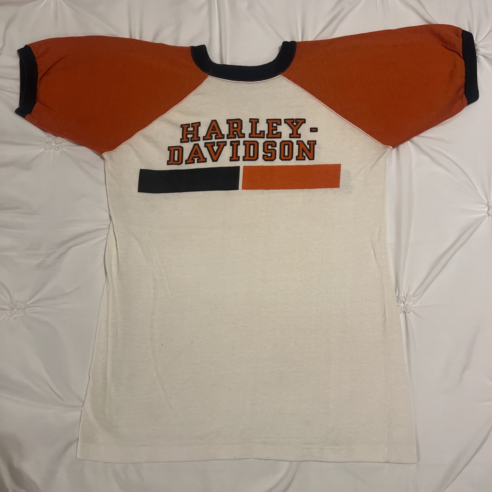 True Vintage 60s Harley Davidson Champion Durene Jersey T Shirt Raglan Medium True Vintage 60s Harley Davidson Champion Durene Jersey T Shirt Raglan Medium