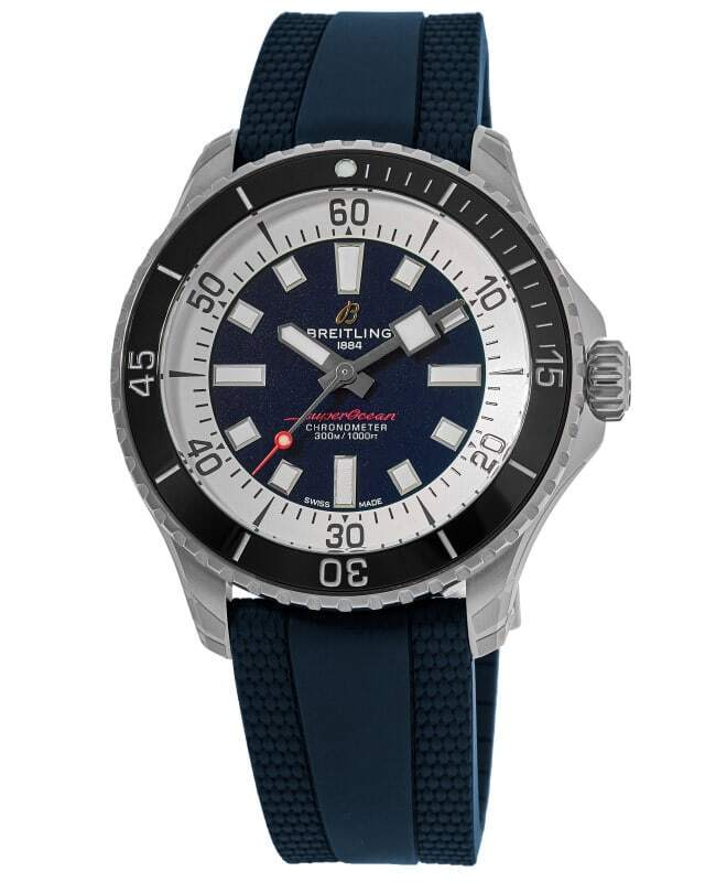 New Breitling Superocean Automatic 44 Blue Dial Men's Watch A17376211C1S1