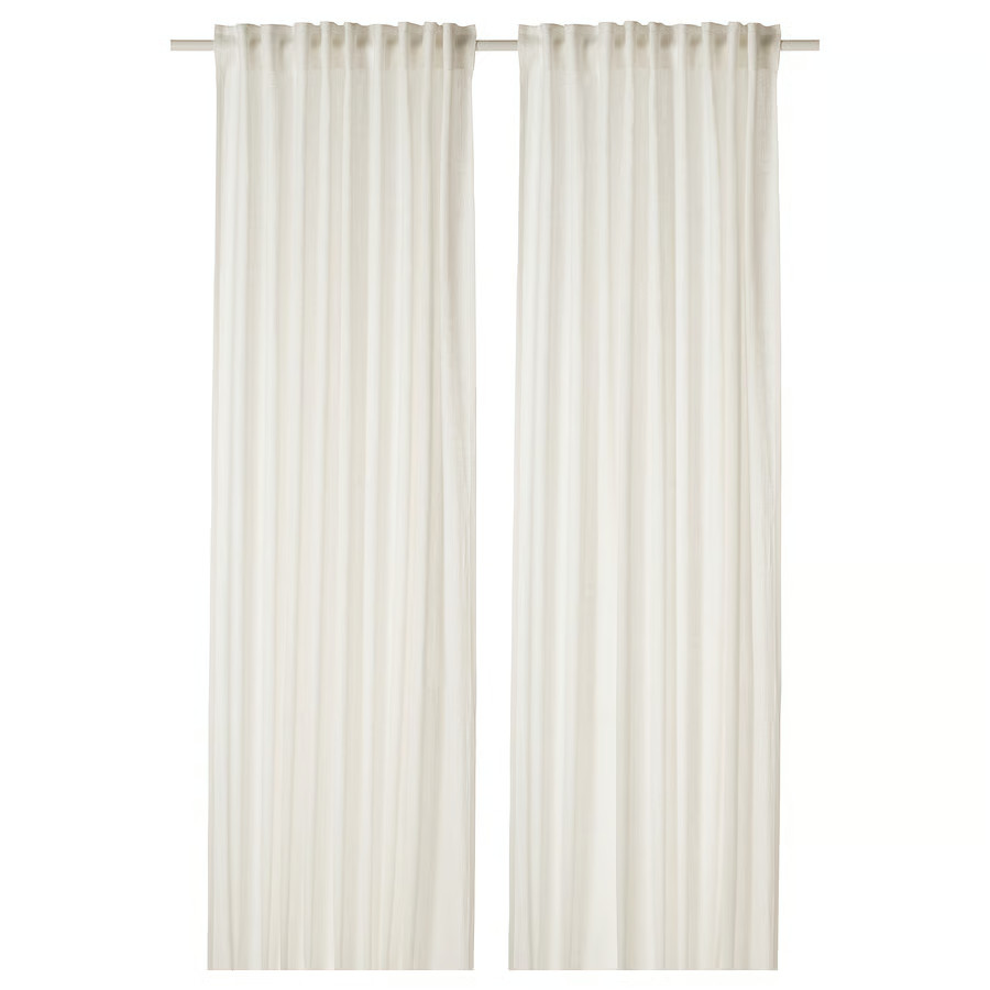 IKEA DYTAG Curtains – White – 57\