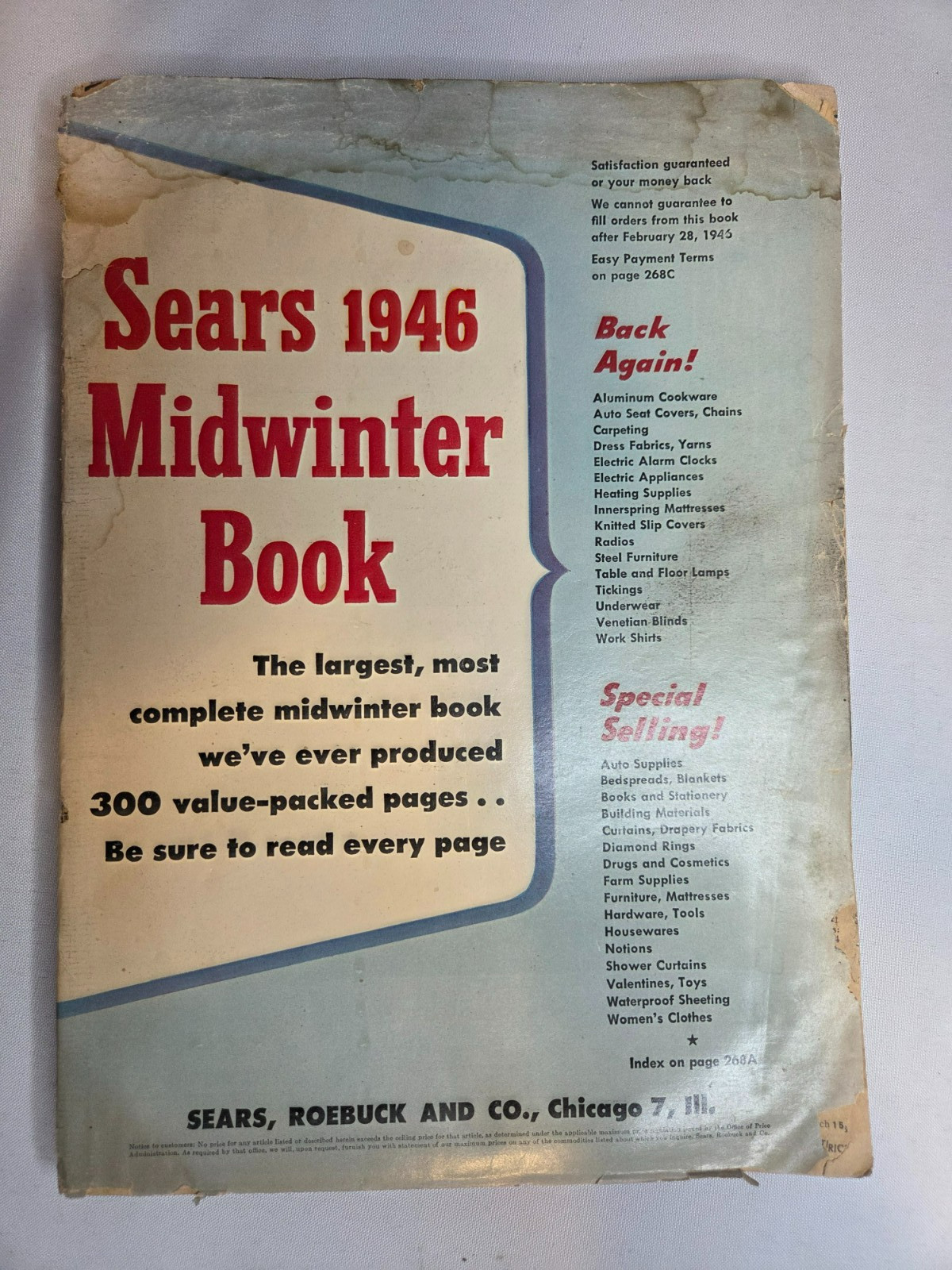 Sears 1946 Midwinter Book Catalog Sears 1946 Midwinter Book Catalog