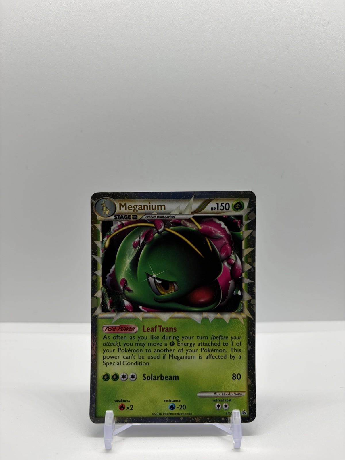Meganium (Prime) HGSS08 Hgss Holo Promo Light Play Plus