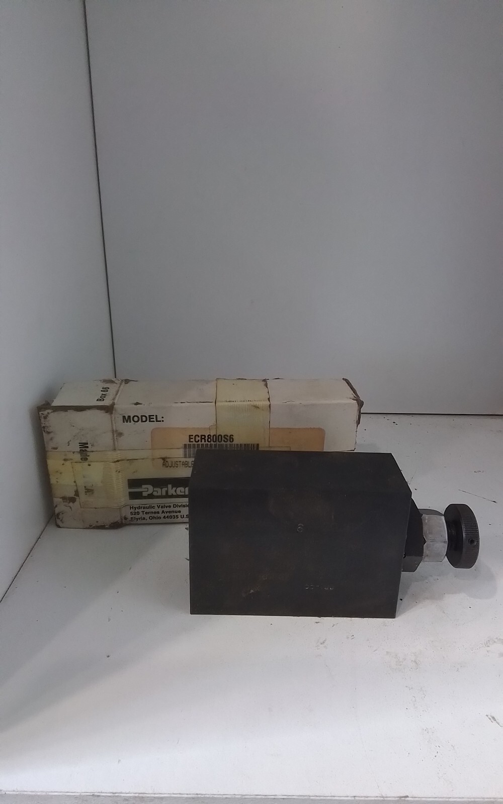 PARKER MOTION AND CONTROL ADJUSTABLE CHECK VALVE ECR800S6 (D4D)