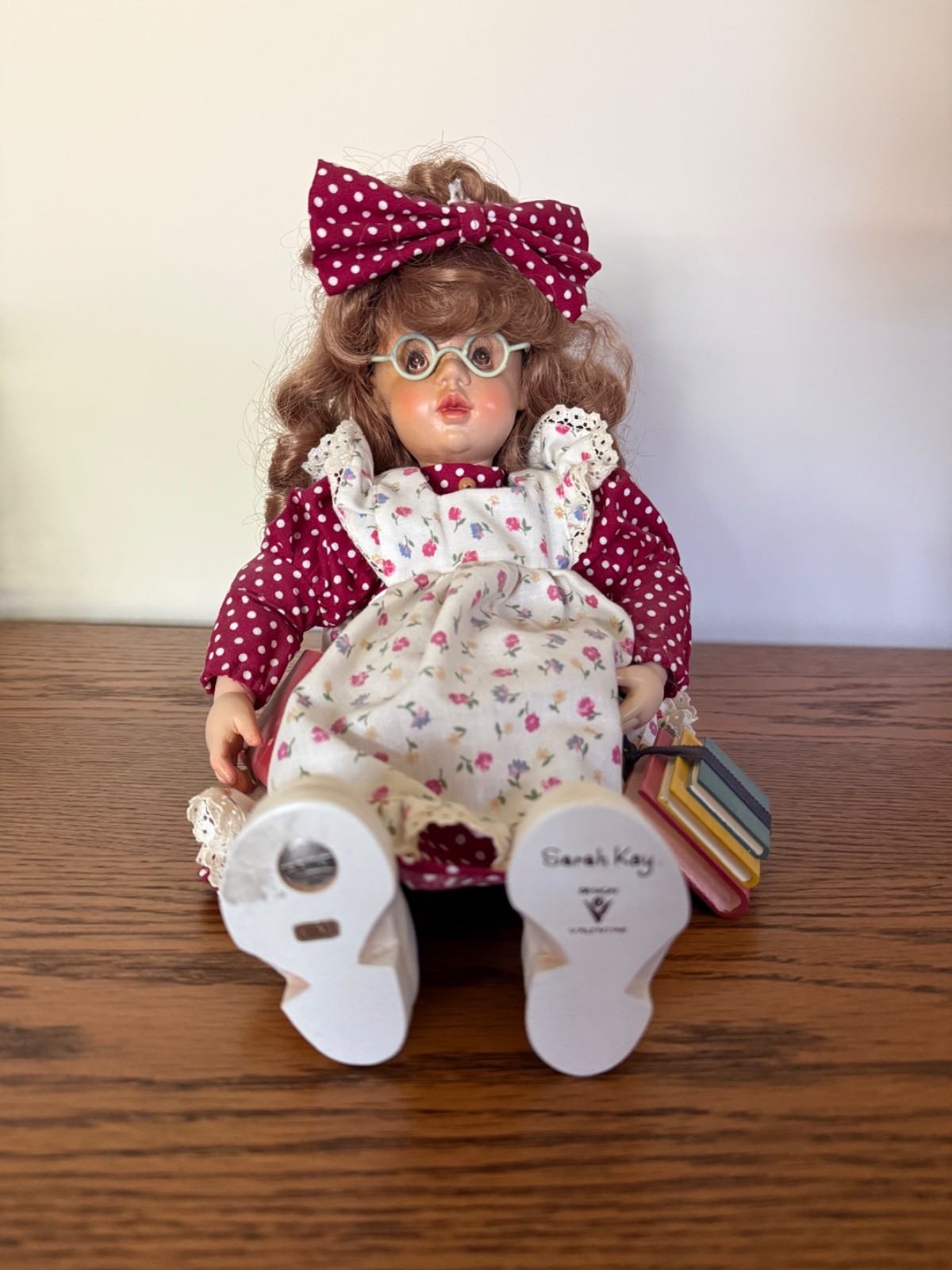 Vintage ANRI Sarah Kay Wood Doll Design by Valentine 14\ Vintage ANRI Sarah Kay Wood Doll Design by Valentine 14\