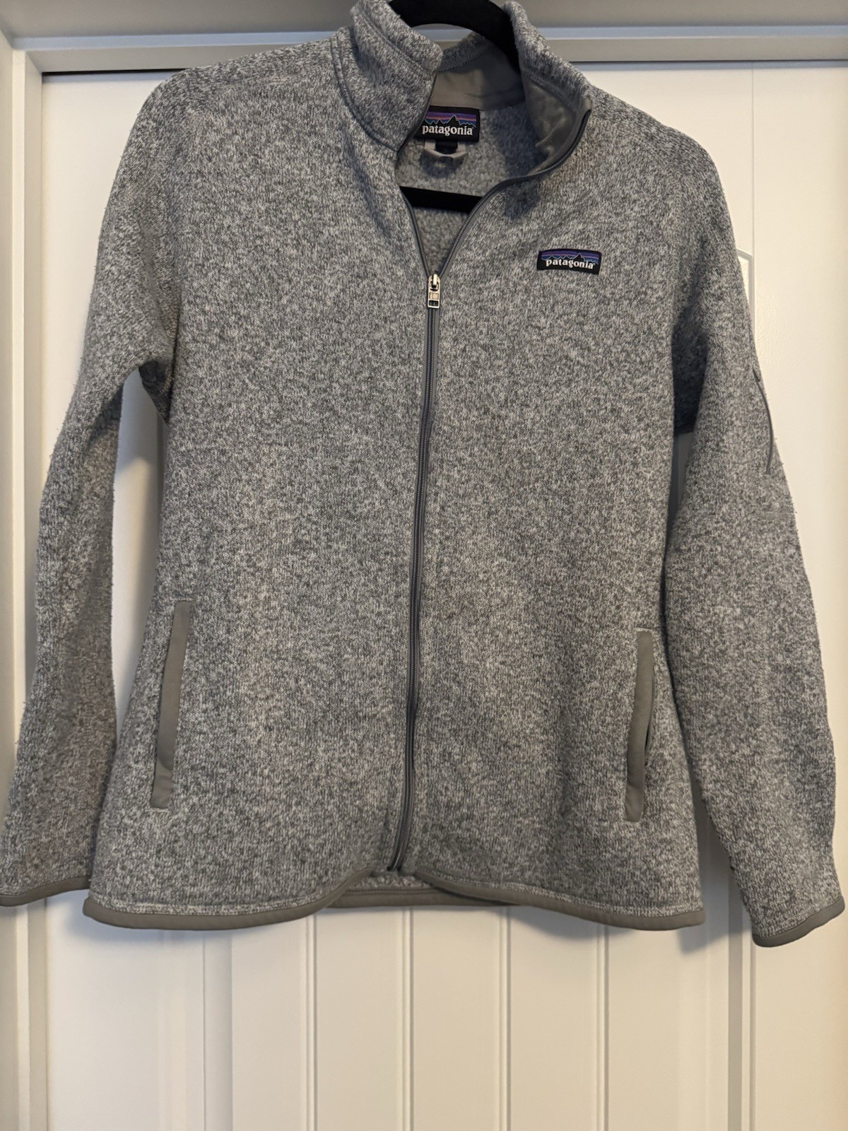 Patagonia Women\'s Better Sweater Full Zip Fleece Jacket Gray Size Medium M