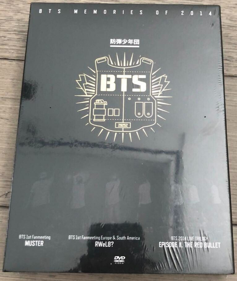 BTS Memories of 2014 DVD Tower Records Limited Edition Official Unopened