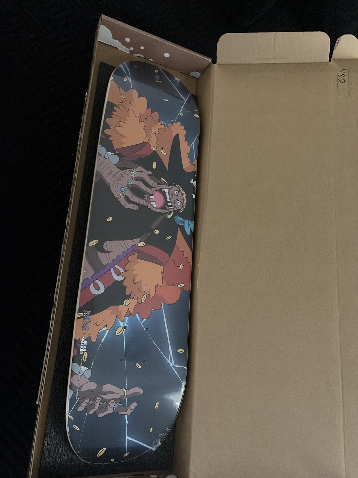 Bear Walker One Piece Blackbeard Skate Deck (Deck+Card) limited edition of 750 Bear Walker One Piece Blackbeard Skate Deck (Deck+Card) limited edition of 750
