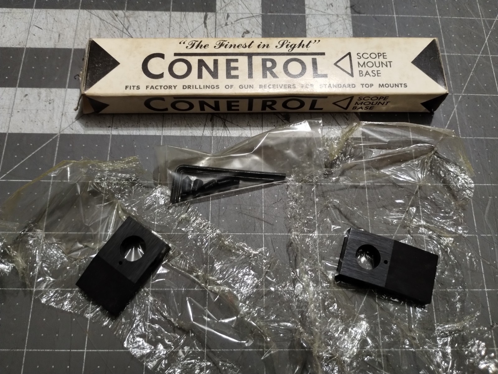 Vintage conetrol Sako Rifle Scope Mount Base Set srs61dth2