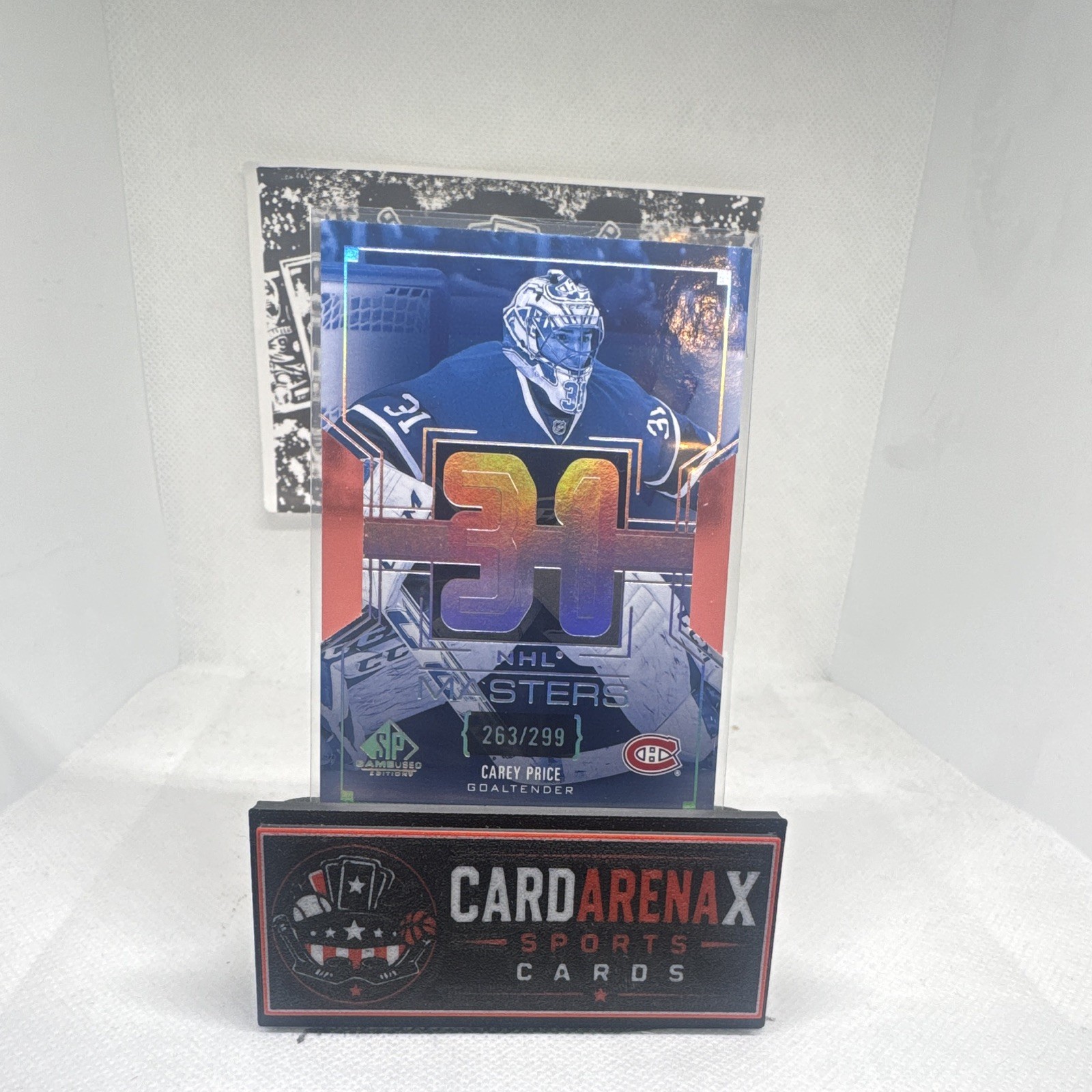 2025-26 Upper Deck Sp Game Used NHL Masters Greats Carey Price /299 CANADIENS