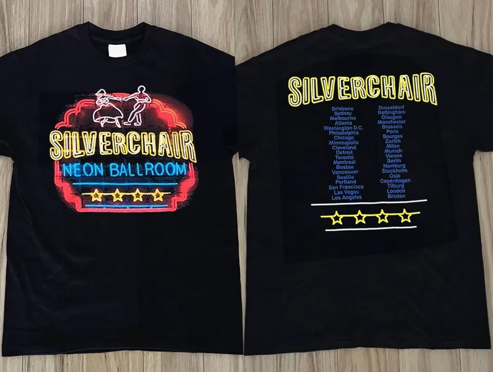 Silverchair Neon Ballroom Album Tour T-Shirt S-5XL