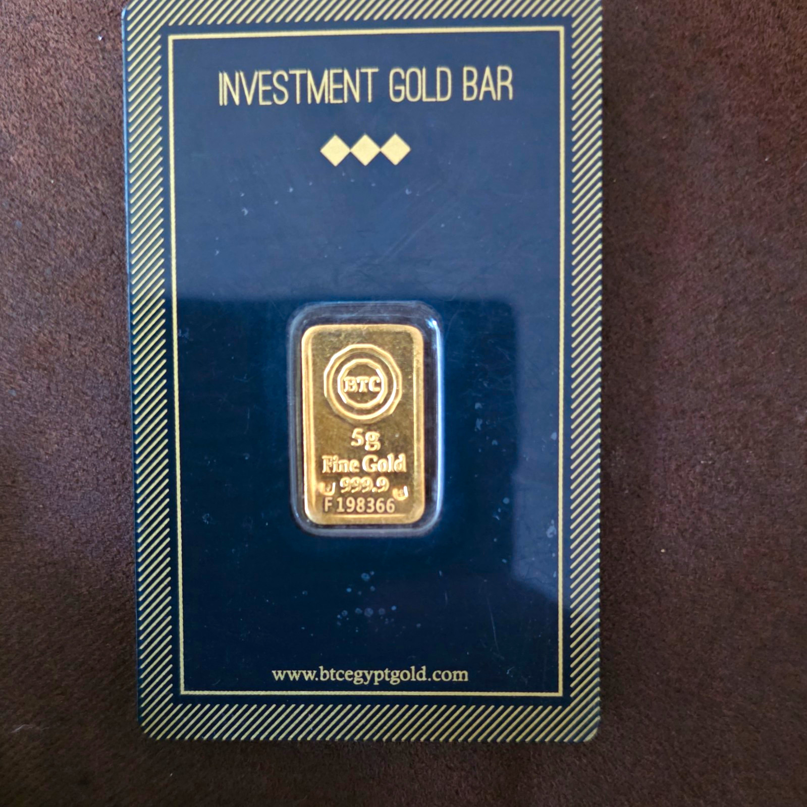 BTC 5g Gold Bar 0.9999 Fine Gold in Assay Card 5g Total Gold Content BTC 5g Gold Bar 0.9999 Fine Gold in Assay Card 5g Total Gold Content