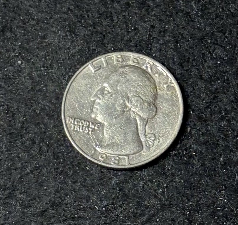 1981 P Washington Quarter Circulated 