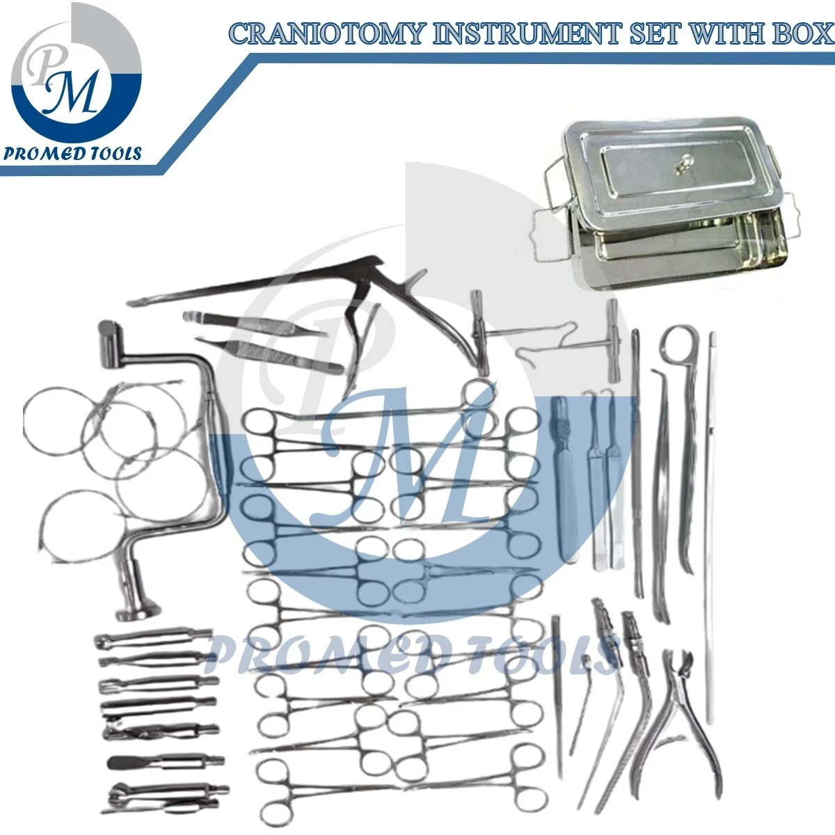 Craniotomy Instruments Set Orthopedic Surgical Instruments High Quality With Box Craniotomy Instruments Set Orthopedic Surgical Instruments High Quality With Box