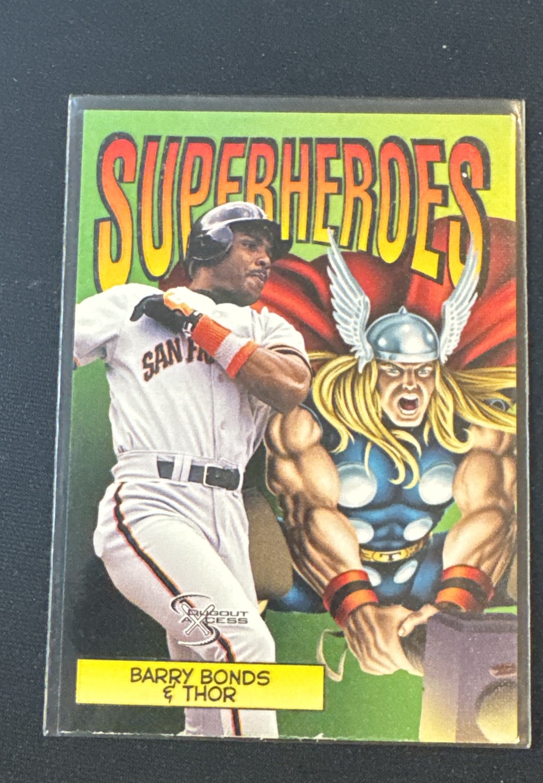 1998 Skybox Dugout Axcess - Super Heroes Barry Bonds #1