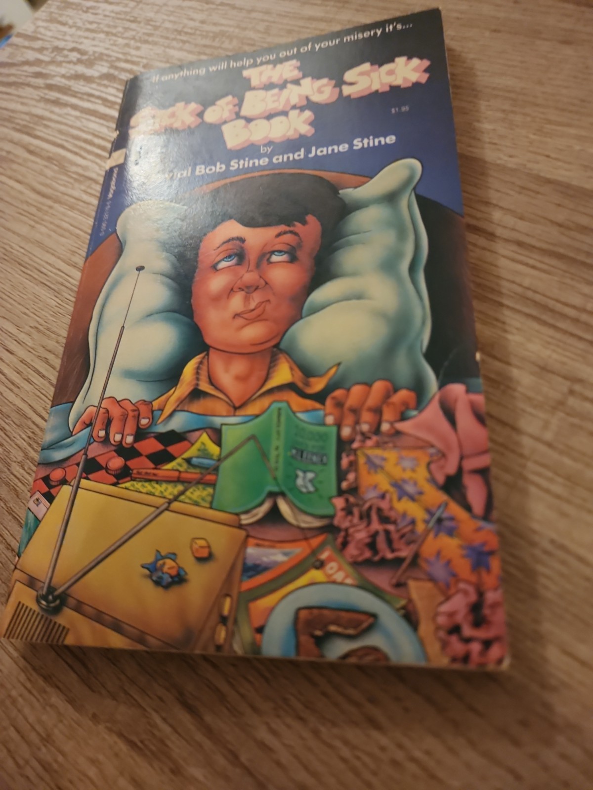 VTG The Sick Of Being Sick Book Jovial Bob Stine And Jane Stine 1980 Paperback