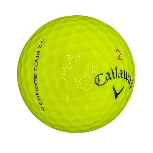 Callaway Chrome Tour X Yellow AAAAA Mint 24 Used Golf Balls 5A