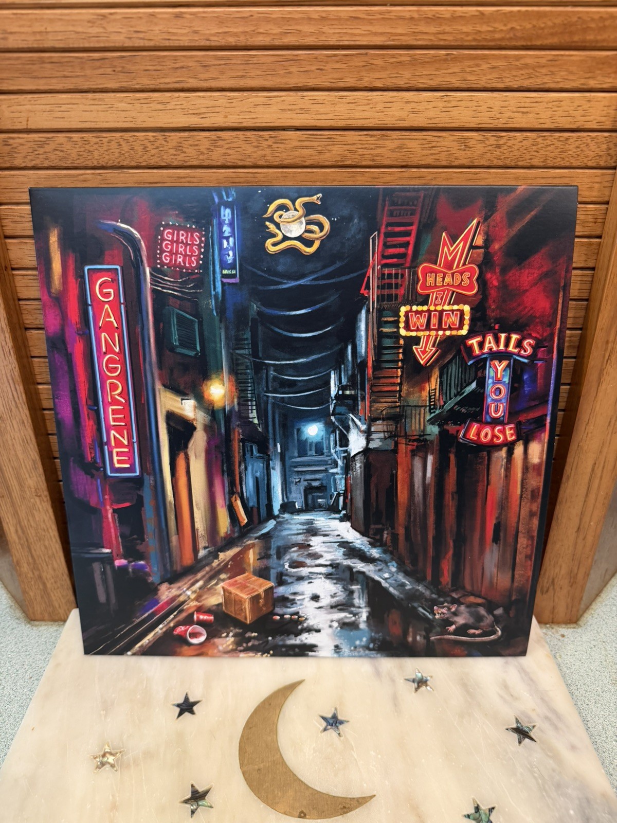 Gangrene Heads I Win, Tails You Lose LP. Alchemist, Oh No, ALC-5056, NM Vinyl.