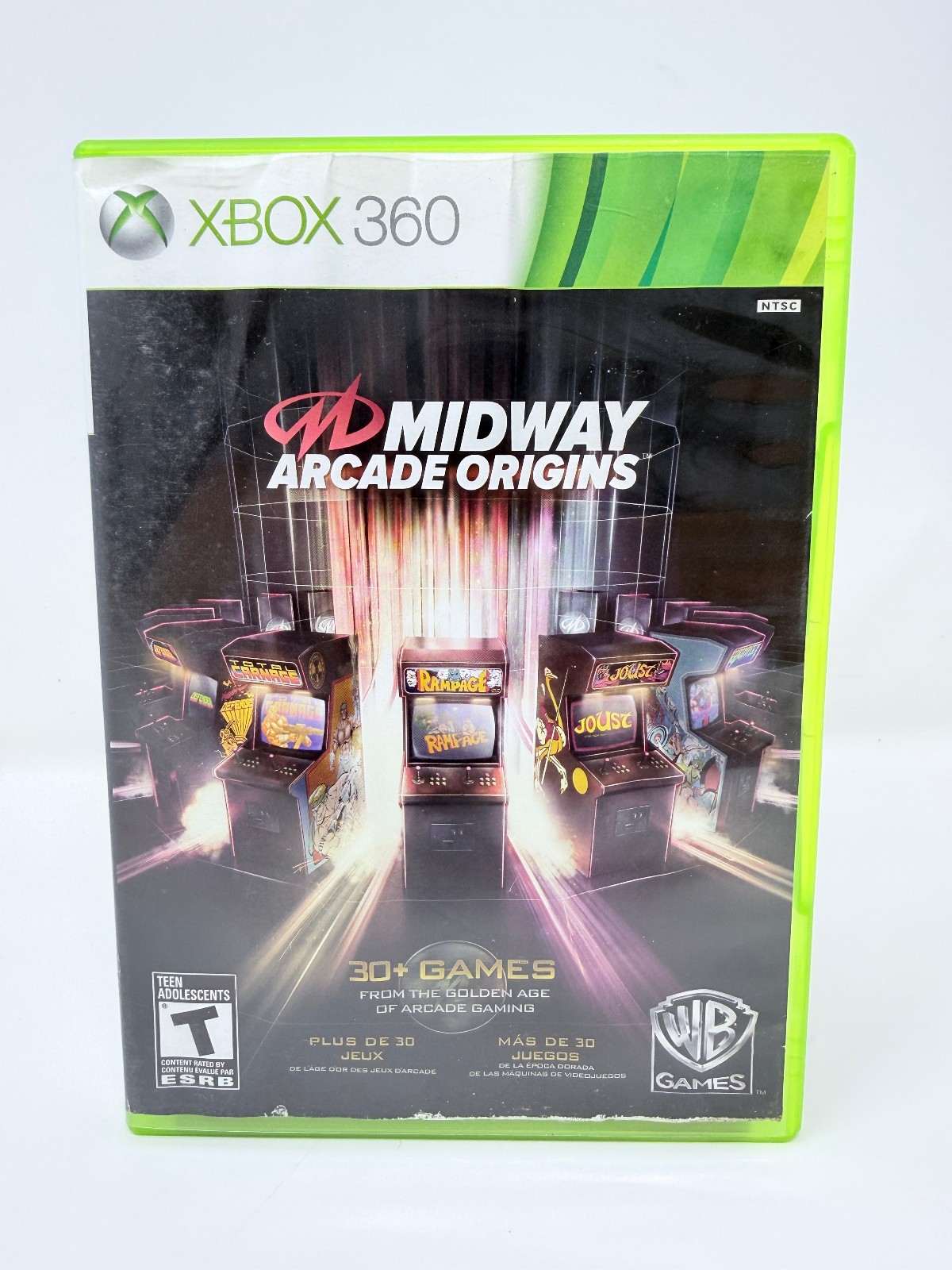 Midway Arcade Origins (Microsoft Xbox 360, 2012) Artwork Damage- TESTED/WORKS
