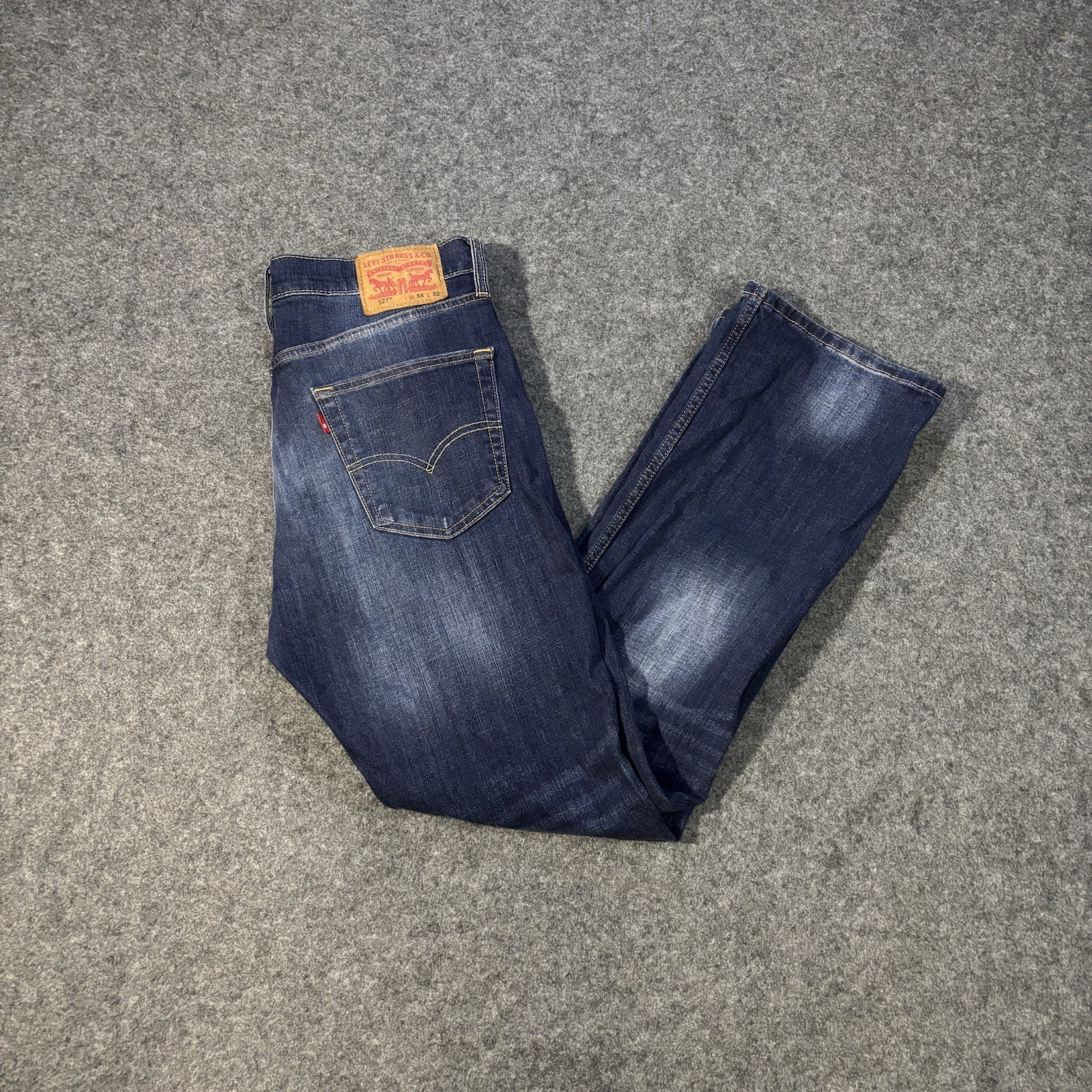 Levi\'s 527 Jeans Men’s Size 34x32 Bootcut Fit Medium Wash Denim