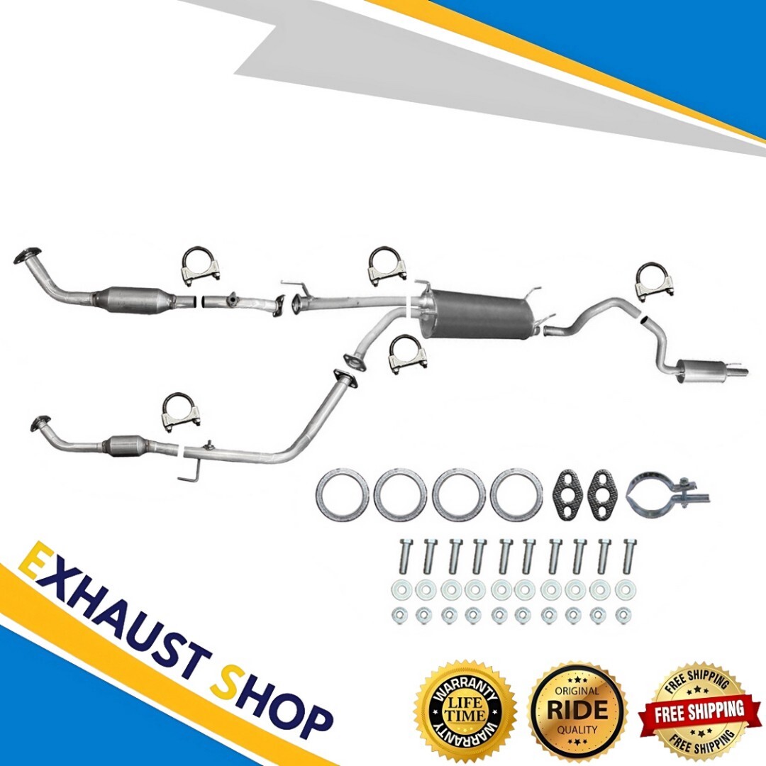 Complete Exhaust System Fits 2001-2004 Toyota Sequoia 4.7L