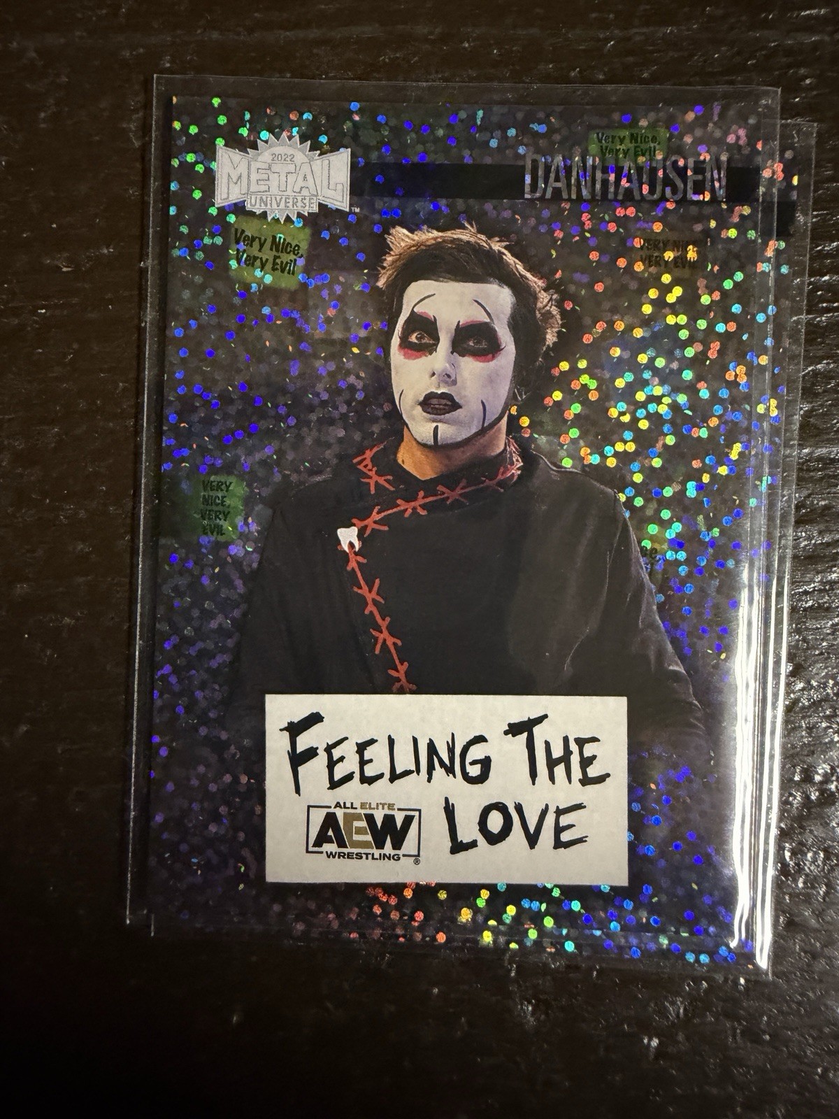 Danhausen 2022 Skybox Metal Universe AEW FEELING THE LOVE Rookie #FL-4 (Base) Danhausen 2022 Skybox Metal Universe AEW FEELING THE LOVE Rookie #FL-4 (Base)