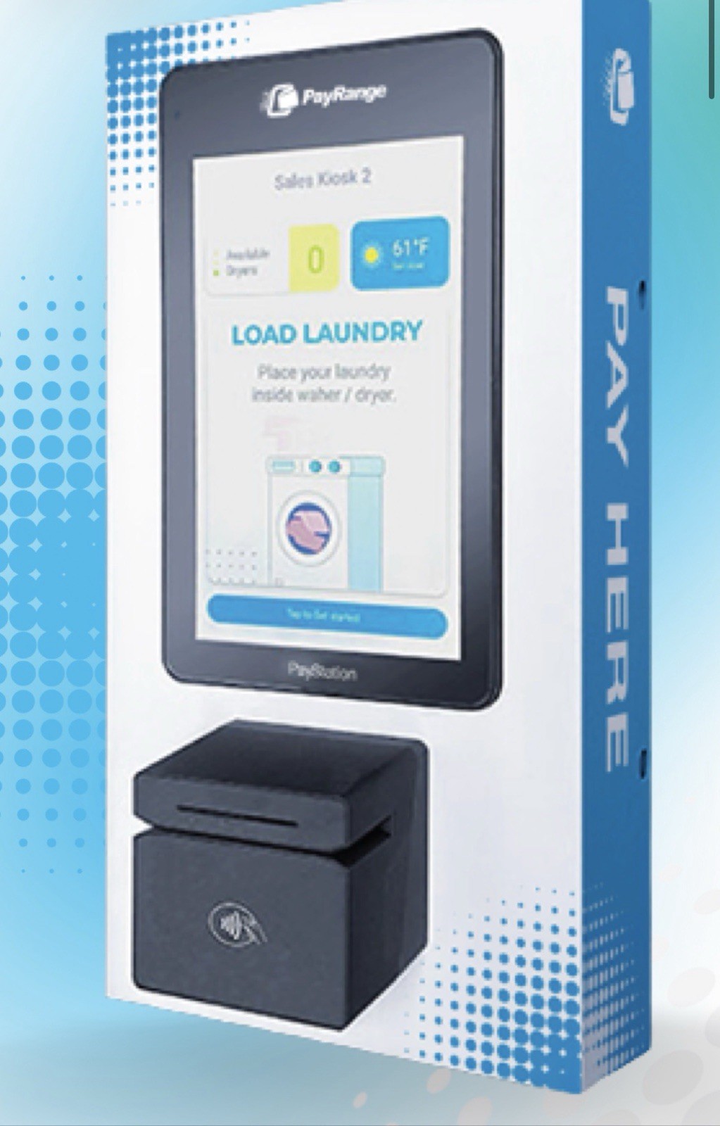 PayRange Kiosk Paystation for Laundromats for Sale
