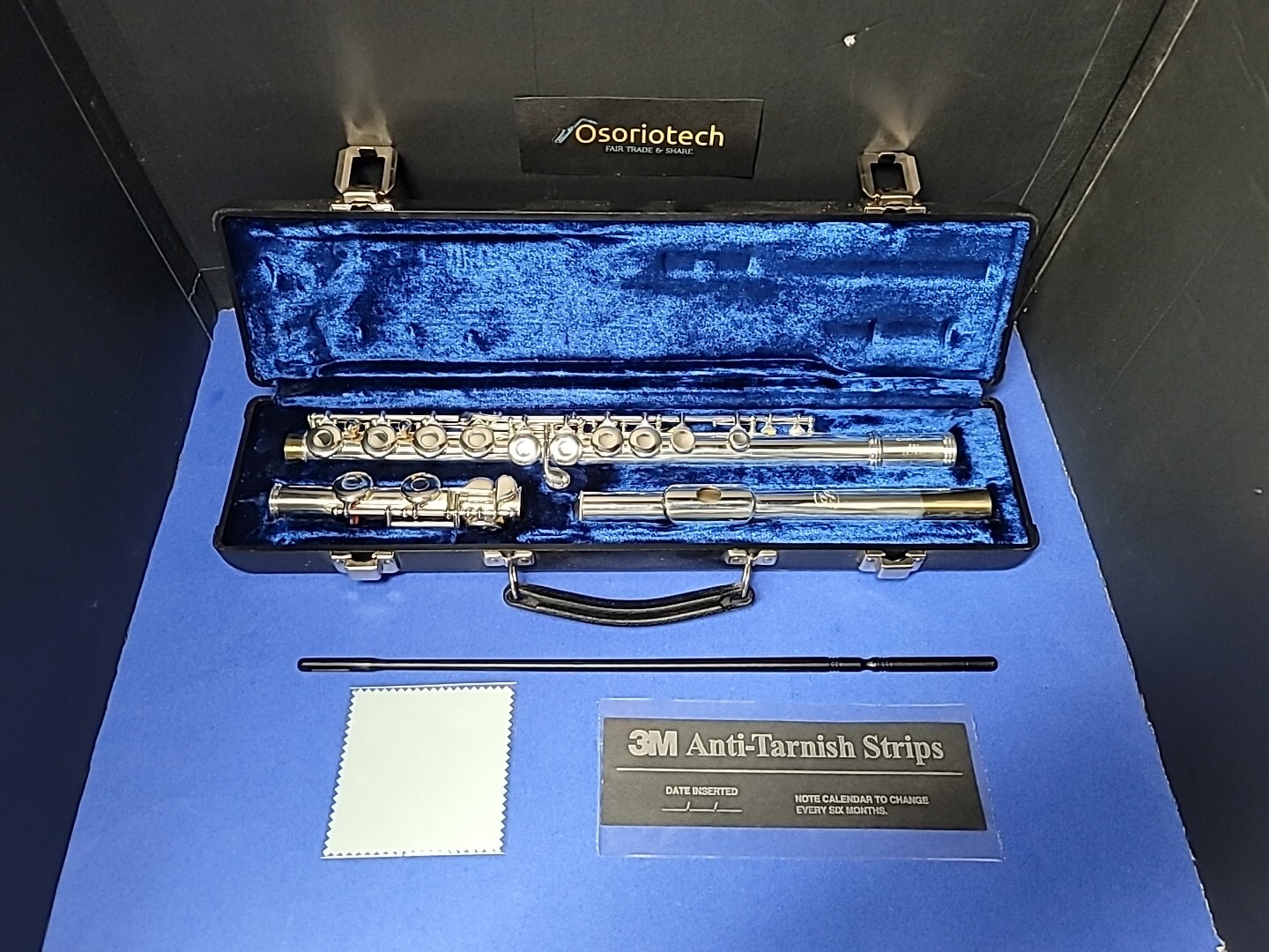 Gemeinhardt Flute Silver 2SP W/case - Overhauled & Ultrasonic Cleaned