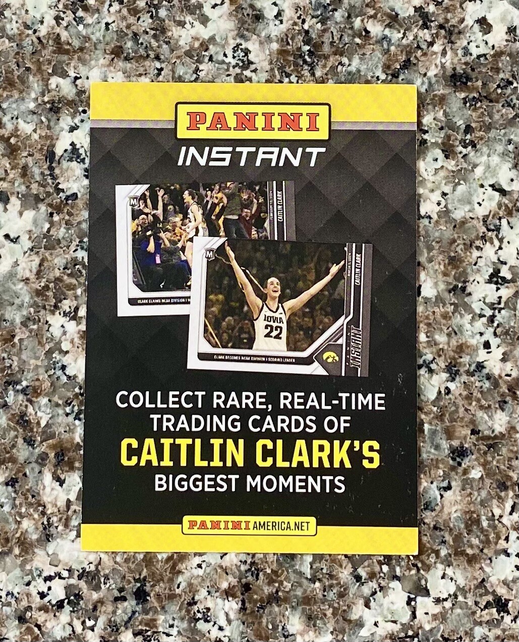 2024 Caitlin Clark Panini Authentic Box Insert Instant Trading Card 2024 Caitlin Clark Panini Authentic Box Insert Instant Trading Card