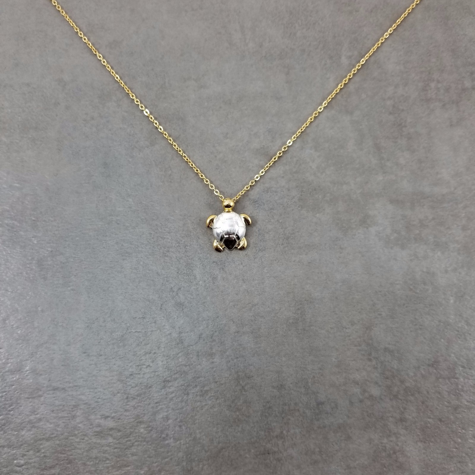 Turtle GOLD Chain Necklace - Ocean Trendy Handmade Fashion Trendy Modern Sea 