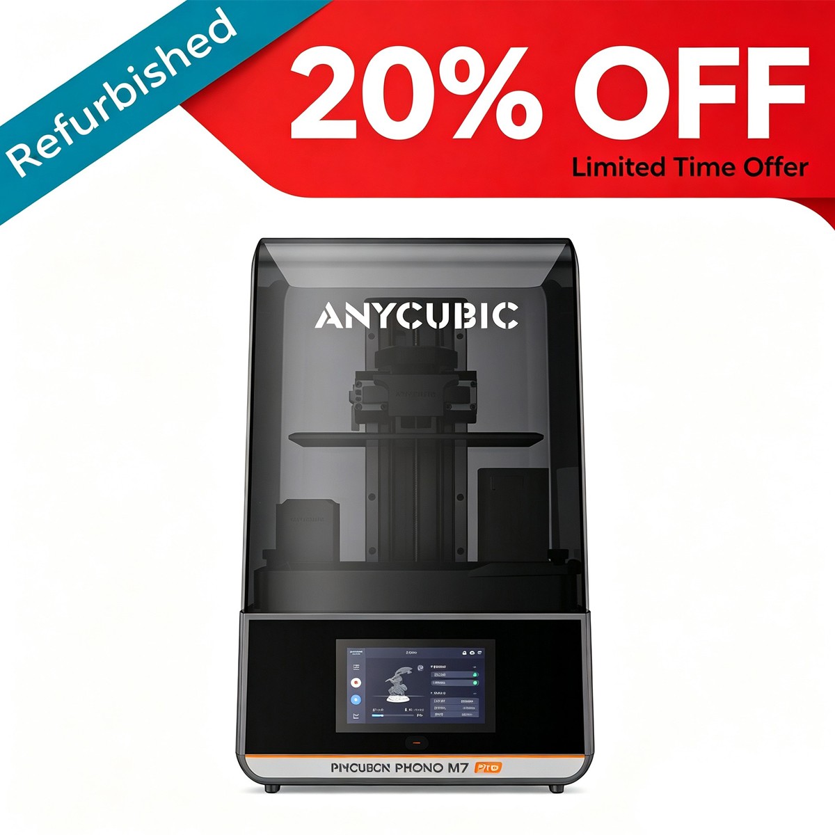 ✅🛠 Refurbished ANYCUBIC Photon Mono M7 Pro Resin 3D Printer 4.3\