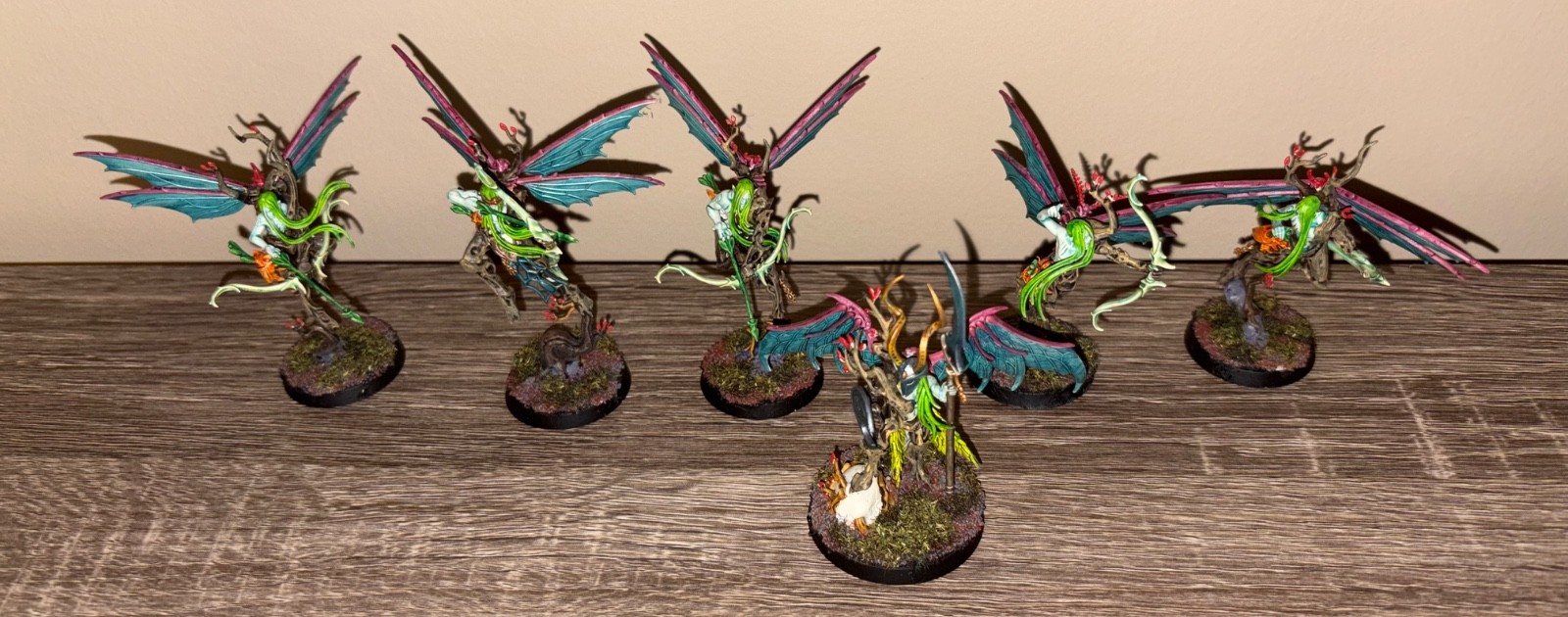 Age of Sigmar Sylvaneth Elthwins Thorns Arch Revenant & Gossamid Archers Painted