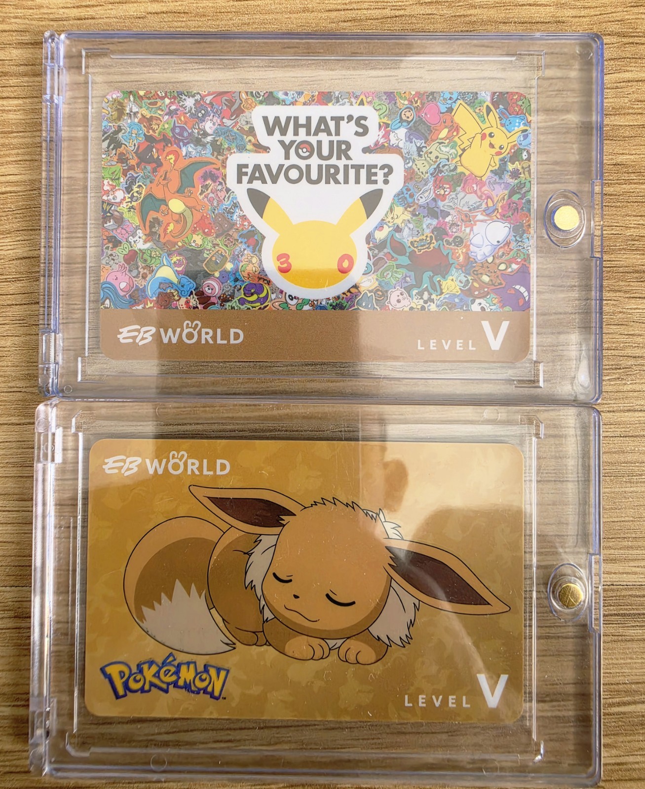 Eb Games World Member Cards Pokemon LVL 5 Eb Games World Member Cards Pokemon LVL 5