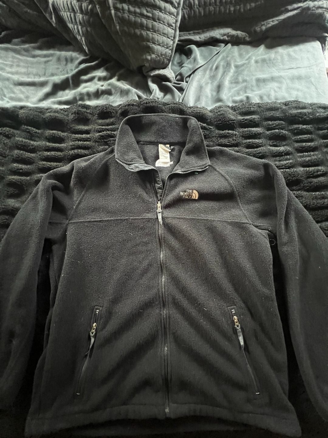 The North Face Full Zip Fleece Jacket Size XL Black