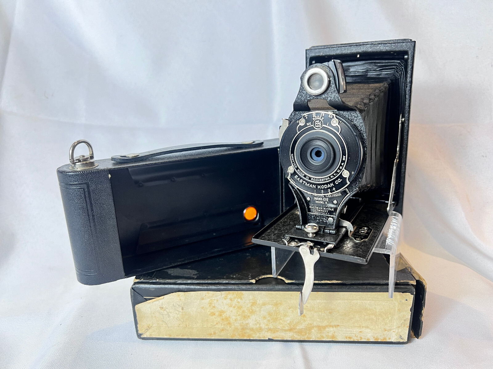 Vtg 1920-1930\'s Eastman Kodak Co No 2A Folding Cartridge Hawkeye Model B
