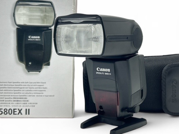 Tested [MINT in BOX] Canon Speedlite 580EX II Shoe Mount Flash From JAPAN