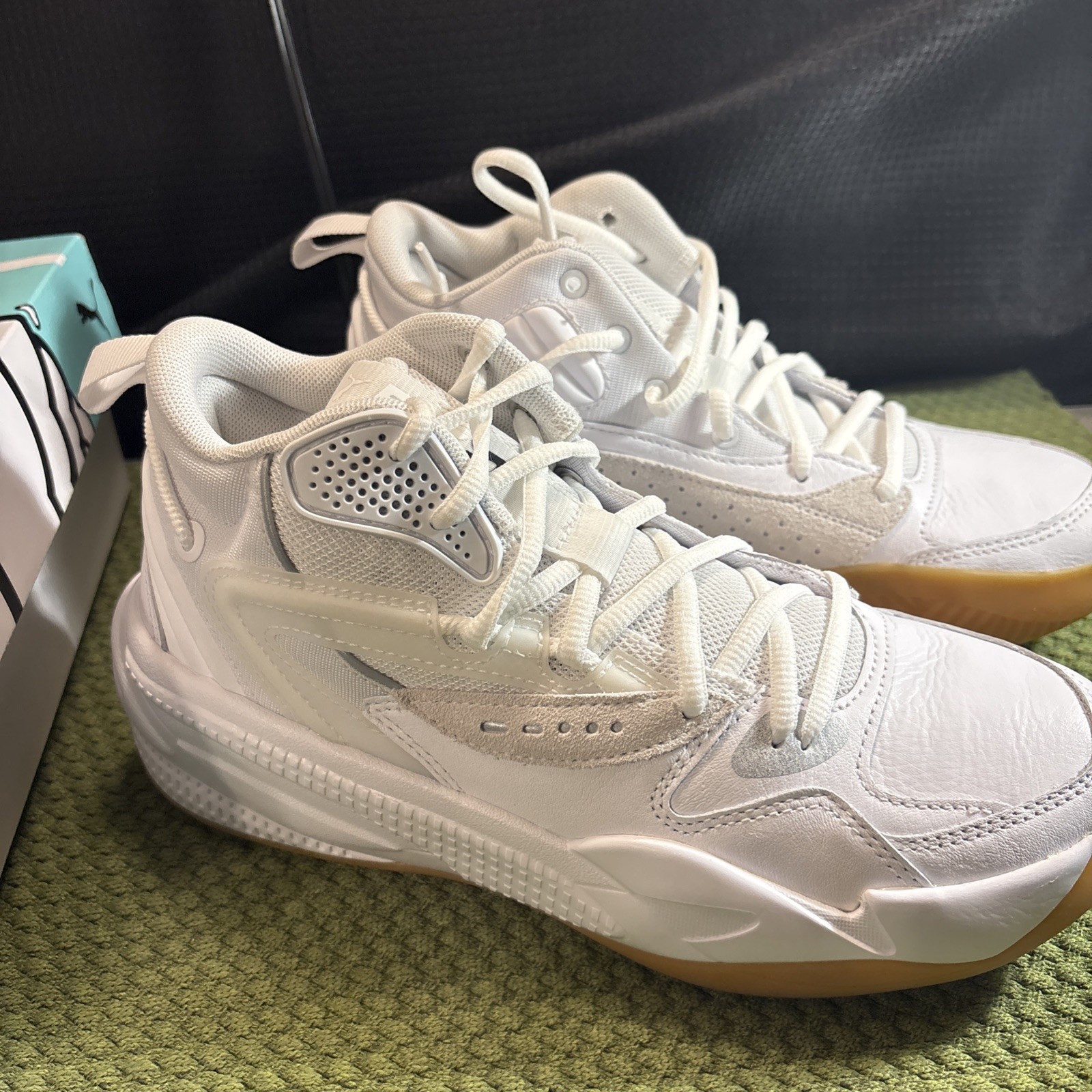 New Puma J. Cole x RS-Dreamer Mid Jr \'The White Jointz\' Size 6c s 195066 03🔥 New Puma J. Cole x RS-Dreamer Mid Jr \'The White Jointz\' Size 6c s 195066 03🔥