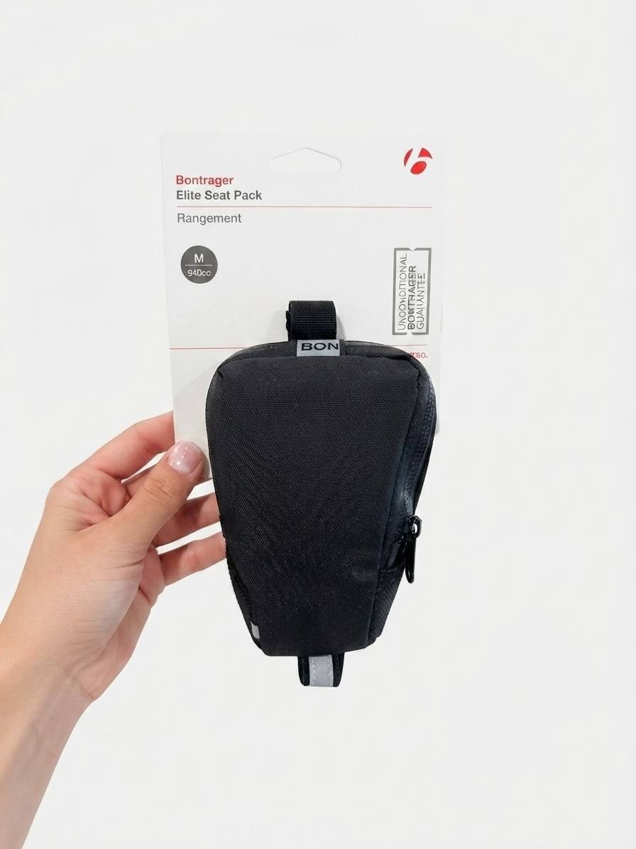 Bontrager Elite Seat Pack Medium 940cc Bike Saddle Bag Under Seat Black New