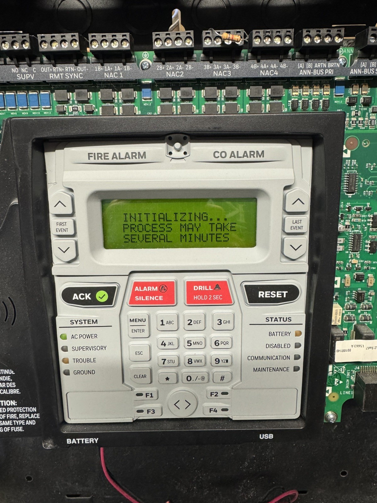 NOTIFIER NFW-100X Fire Alarm Control Panel. USED. TESTED. Works. See Desc NOTIFIER NFW-100X Fire Alarm Control Panel. USED. TESTED. Works. See Desc